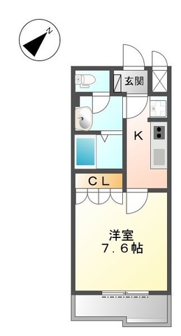 加西市北条町北条のアパートの間取り