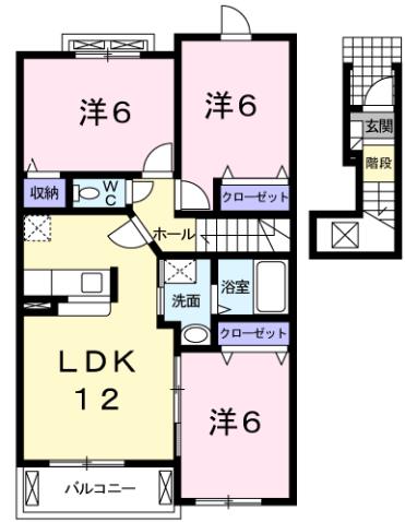 ノースカレントIIの間取り