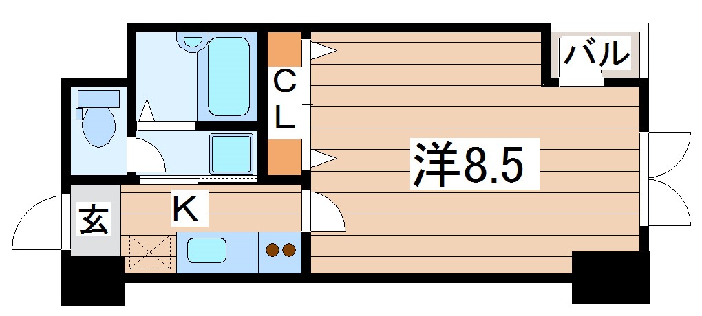 ドゥーエ榴岡の間取り