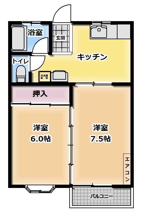 ドリーム末広の間取り