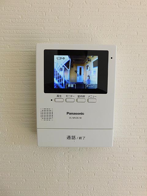 セキュリティ　TVモニターホンで来訪者を確認出来ます！