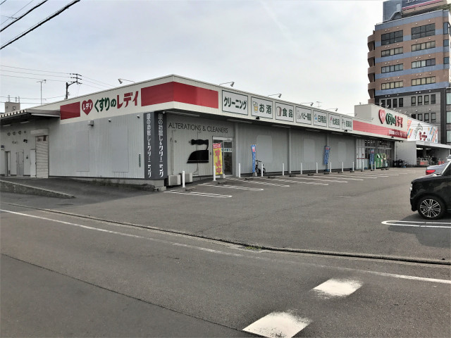 ドラックストア　くすりのレデイ南江戸店（ドラッグストア）まで500m