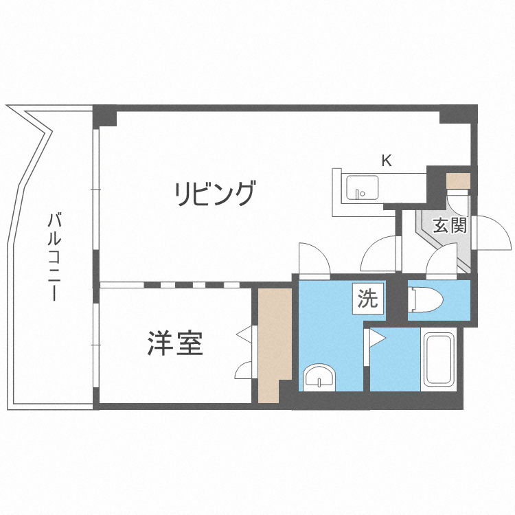 ビッグパレス中島公園の間取り