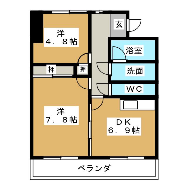 アドミール・大曽根の間取り