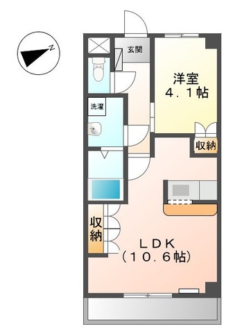 広島市安佐南区伴中央のアパートの間取り