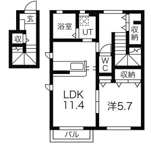 ラグジュアリーの間取り