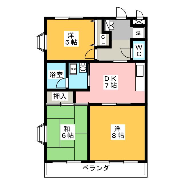 第１アーバンハイツの間取り