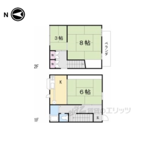 カーサ吉見の間取り