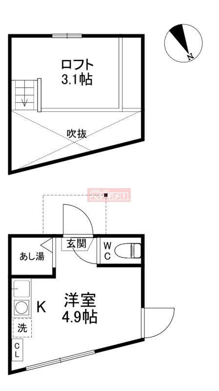 アーバンプレイス新宿中央の間取り