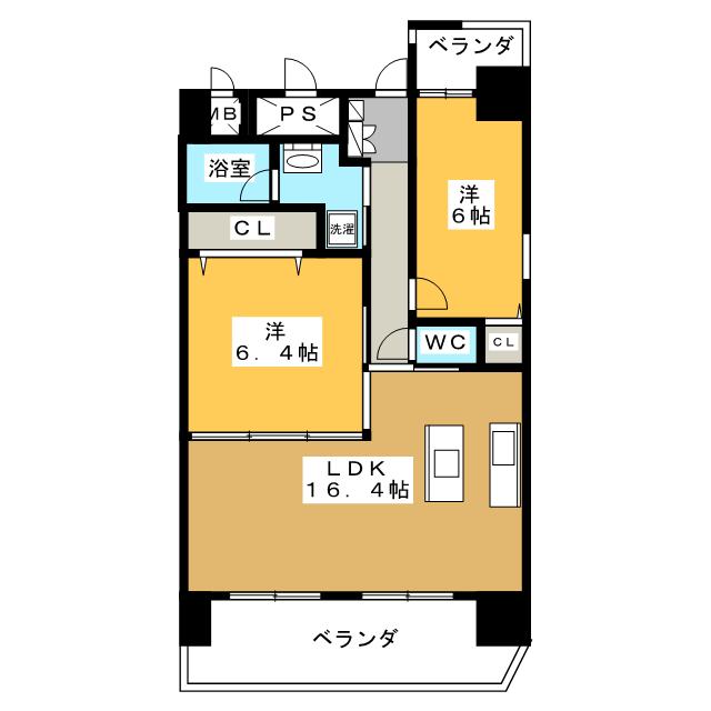 リヴェール真清田の間取り