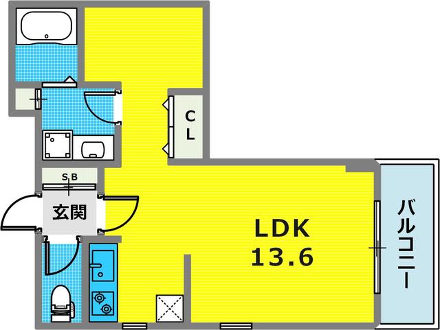 【LEGALAND甲南山手の間取り】