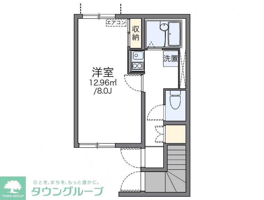 レオネクストハッピーエイトIIIの間取り