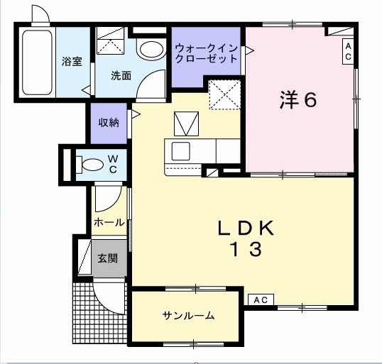 アリビオの間取り