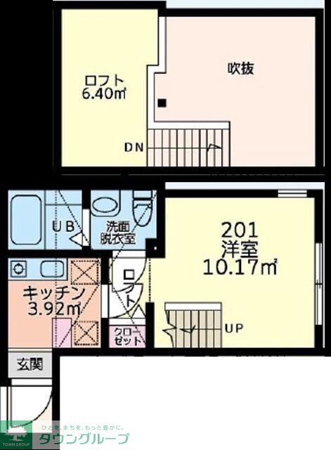 横浜市旭区鶴ケ峰本町のアパートの間取り