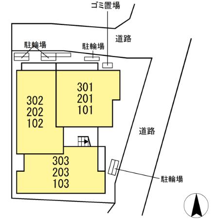 【江戸川区北小岩のアパートの玄関】