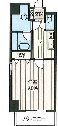 エスティメゾン秋葉原の間取り