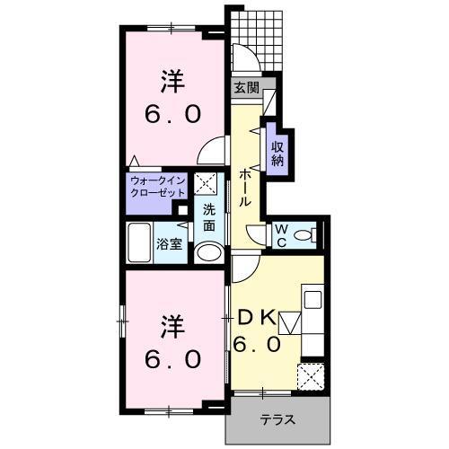 ［大東建託］サンリットネアIIの間取り