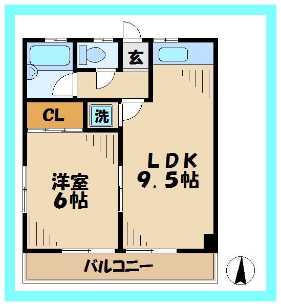 樋山ハイムの間取り