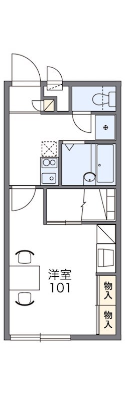 パレスマンション　III号棟の間取り