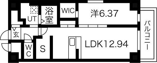 名古屋市熱田区伝馬のマンションの間取り