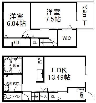 セントフィオーレ湖西の間取り