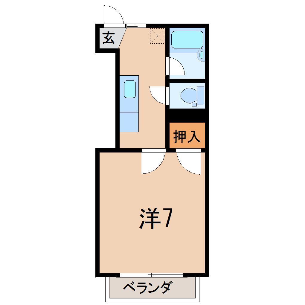 日ノ下コーポの間取り