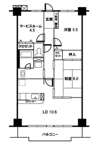 ピエール草加の間取り