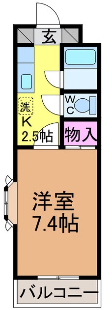 カーサグラン桑原・の間取り