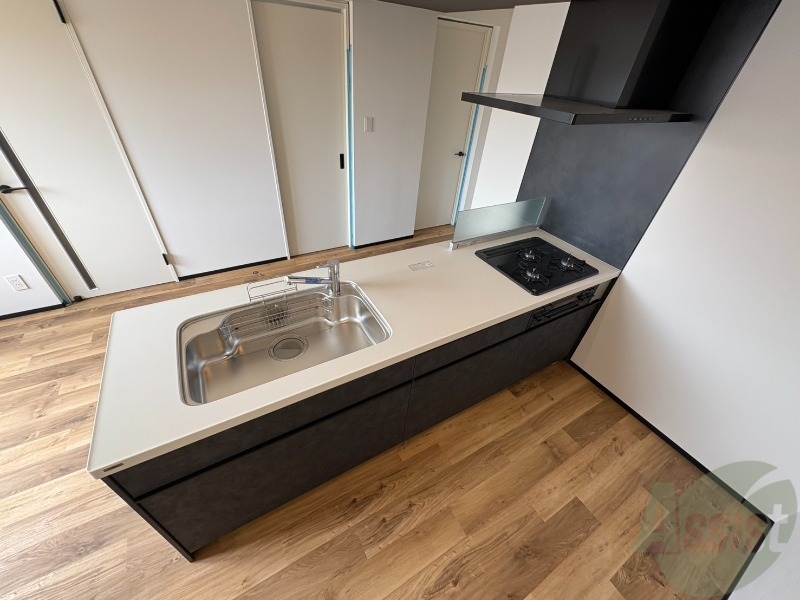 キッチン　システムキッチンなので、すぐお料理に使えます！