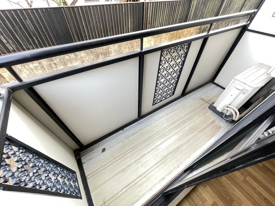 バルコニー　※別部屋の写真です