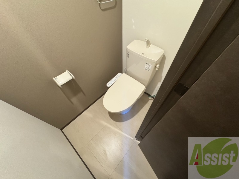 トイレ　広々お使いいただけるお手洗いになっています。