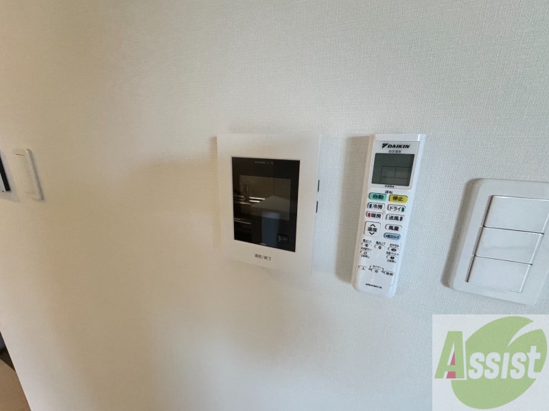 セキュリティ　インターホンです。オートロック付きで安心のマンションです。