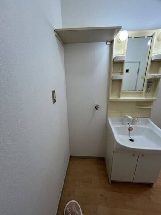 洗面設備　洗濯機置場