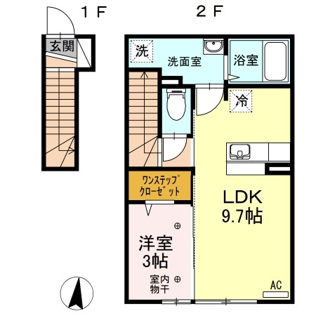 グリュックの間取り