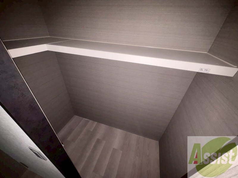 収納　洋室にはクローゼットがあるのですっきり片付きそうです。