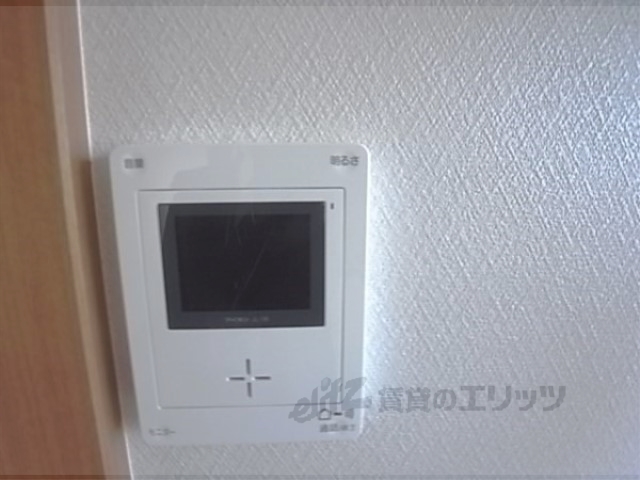 セキュリティ　モニターで来訪者がわかります。