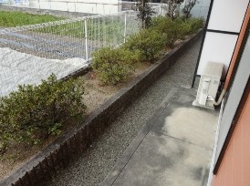 バルコニー　専用庭