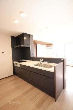 キッチン　IH＆グリル付システムキッチン（イメージ）