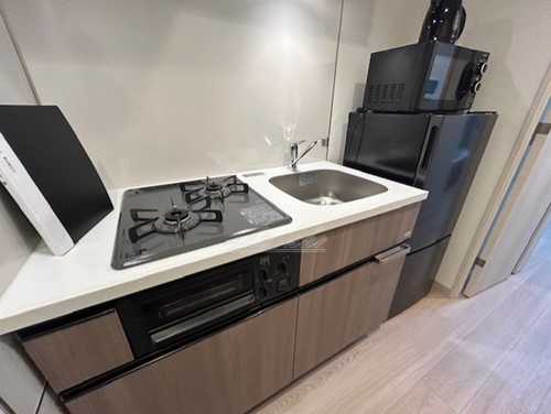 キッチン　リブマックス仕様の家具家電付き（賃料管理費に含む）