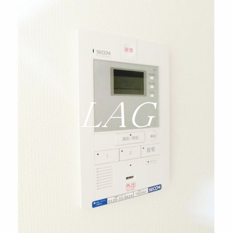 セキュリティ　モニター付きインターフォンです。