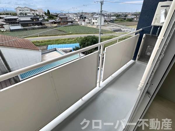 バルコニー　モデルルームの写真です