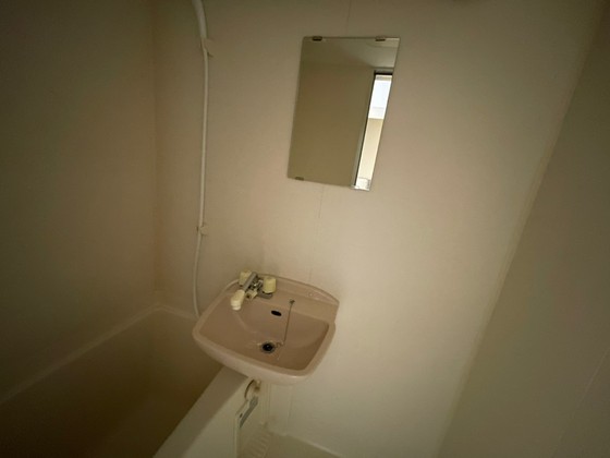 洗面設備　※別の部屋の写真です