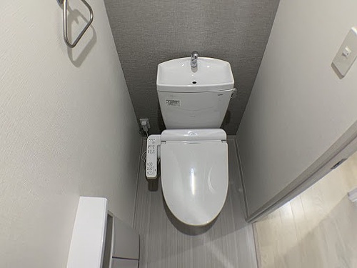 熊本市電健軍線 河原町駅 徒歩3分 12階建 築8年のトイレ写真
