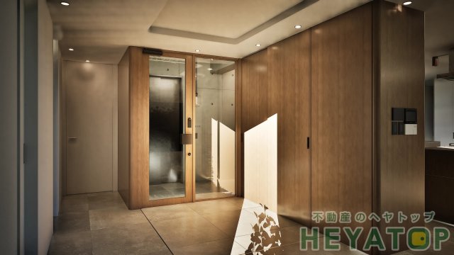 玄関　シューズボックス付き玄関