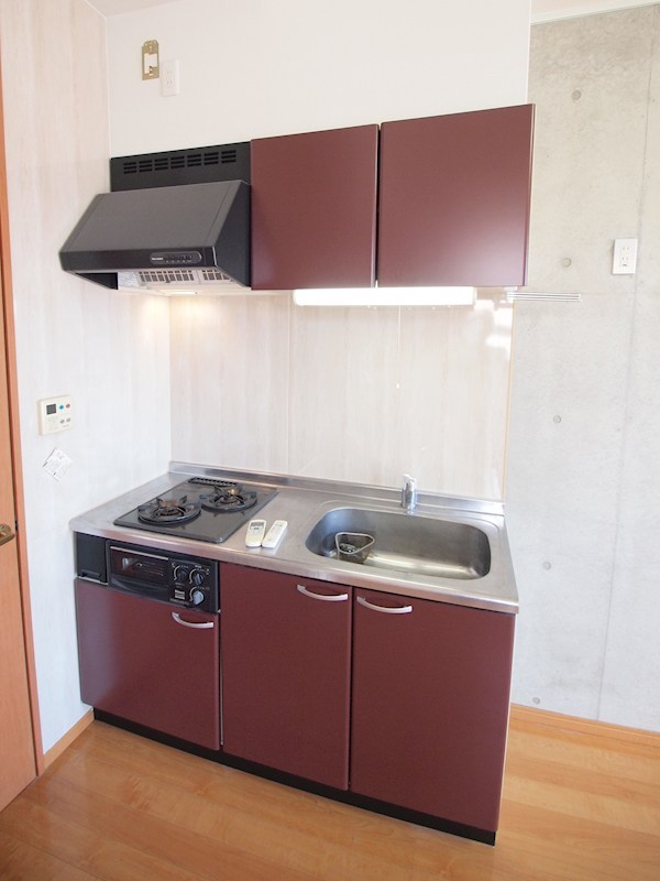 キッチン　システムキッチン・グリル付き。