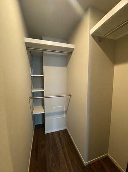 収納　大きなスペースがあり、収納には困りません