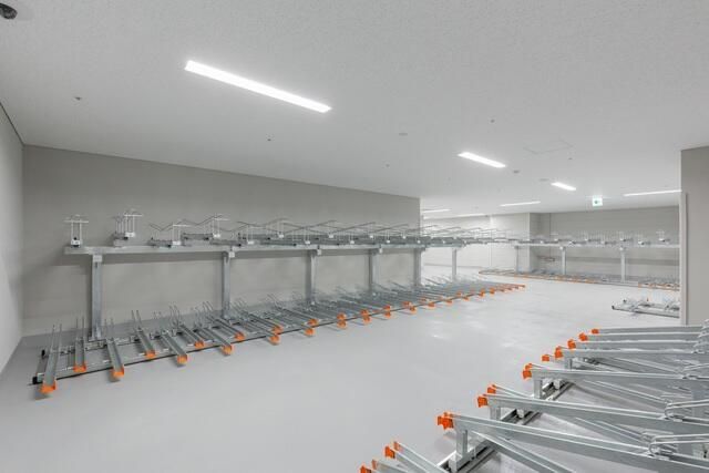 駐車場　駐輪場です。