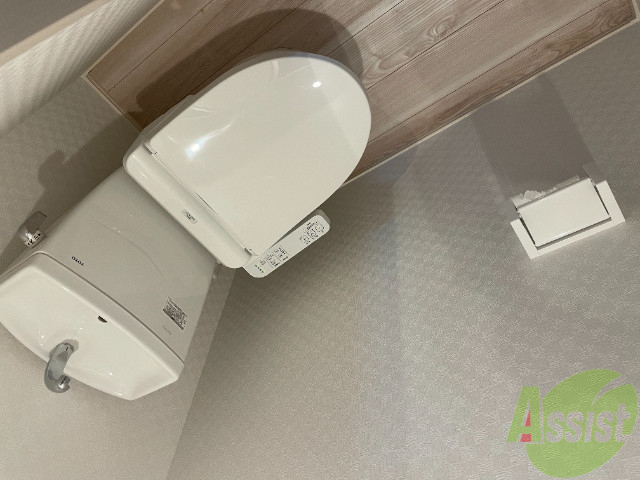 トイレ　トイレとお風呂が別なので清潔に使えて嬉しいですね。