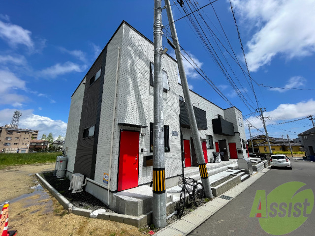 建物外観　仙台市太白区富沢字館「ポミエ富沢西」