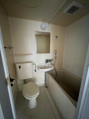 バス・シャワールーム　窓がないためプライベートが守られます。